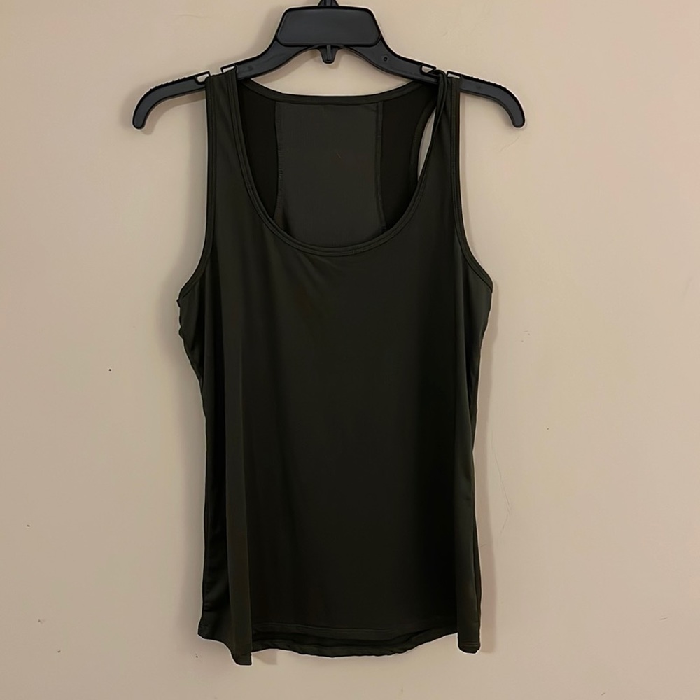 Army green workout tank - Picture 1 of 4